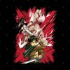 Eren And Attack Titan Attack On Titan Throw Pillow Official Attack On Titan Merch