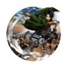 Attack On Titan Captain Levi Throw Pillow Official Attack On Titan Merch