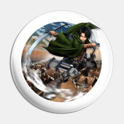 Attack On Titan Captain Levi Pin Official Attack On Titan Merch