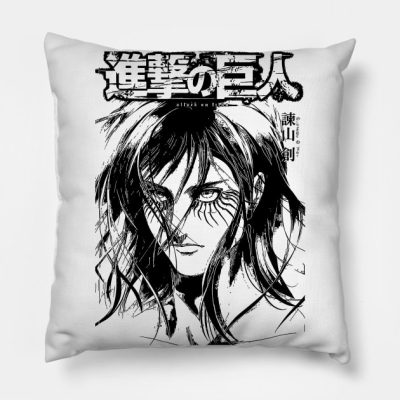 Attack On Titan Throw Pillow Official Attack On Titan Merch