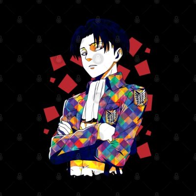 Attack On Titan Captain Levi Throw Pillow Official Attack On Titan Merch