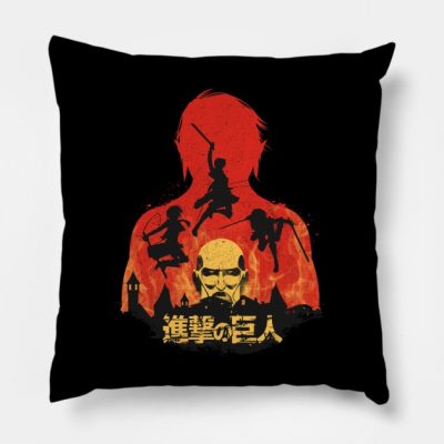 Attack On Titan Final War Throw Pillow Official Attack On Titan Merch