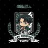 Attack On Titan Levi Chibi Throw Pillow Official Attack On Titan Merch