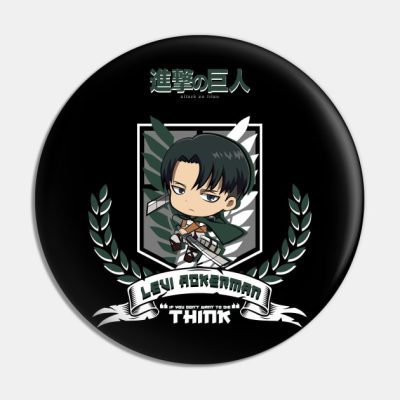 Attack On Titan Levi Chibi Pin Official Attack On Titan Merch