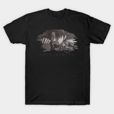 Levi Ackerman Attack On Titan T-Shirt Official Attack On Titan Merch