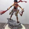 36cm Mikasa Ackerman Attack On Titan Anime Figure Rival Shingeki no Kyojin Levi Ackerman Action Figure 2 - AOT Merch