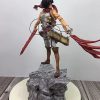 36cm Mikasa Ackerman Attack On Titan Anime Figure Rival Shingeki no Kyojin Levi Ackerman Action Figure 3 - AOT Merch