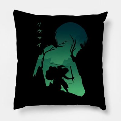 The Captain Attack Titan Throw Pillow Official Attack On Titan Merch