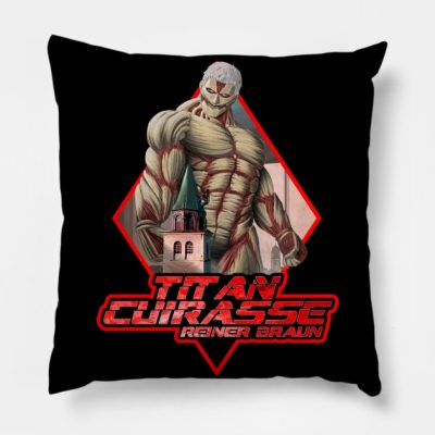 Attack On Titan Armored Titan Throw Pillow Official Attack On Titan Merch
