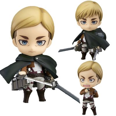 775 Attack on Titan Anime Figure Erwin Smith Action Figure 390 Levi Ackerman Figurine Mikasa - AOT Merch