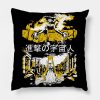 Attack On Moon Alien Advance Throw Pillow Official Attack On Titan Merch