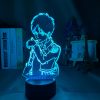 Acrylic 3d Led Night Light Eren Yeager Figure Bedroom Decor Nightlight Dropshipping Battery Powered Lamp Attack - AOT Merch