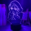 Anime 3d Lamp Attack on Titan Eren Yeager for Bedroom Decoration Light Kids Gift Attack on 2 - AOT Merch