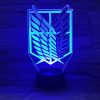 Anime Attack on Titan Night Light Led Logo Children Kids Boys Gift Manga Japanese Anime Bedroom - AOT Merch