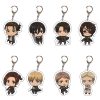 Anime Keychain Attack on Titan Cute Cartoon Keychain Car Accessories for Men Bag Pendant Shingeki No - AOT Merch