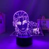 Anime Led Lamp Attack on Titan Eren X Jujutsu Kaisen for Kid Bedroom Decor Birthday Gift - AOT Merch