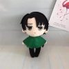 Attack On Titan Plush Toys For Boys Mikasa Levi Eren Anime Plushie Kawaii Cute Stuffed Doll 3 - AOT Merch