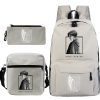 Attack on Titan Fashion Backpack Canvas Women Backpack Shoulder Bag New anime School Bag Teenager Girls - AOT Merch