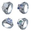 Hot Japanese Anime Attack on Titan Ring Rose Sword Horse Wings of Freedom Cosplay Jewelry Souvenir - AOT Merch