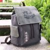 Japanese Anime Backpack Shoulder Bag Demon Slayer Tokyo Ghoul Attack On Titan Printing Casual Canvas Bag 3 - AOT Merch
