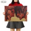 TIE LER Anime Attack on Titan Poster Kraft Paper Vintage Posters Home Room Art Wall Stickers - AOT Merch