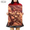 TIE LER Attack On Titan Japanese Cartoon Comic Kraft Paper Wall Stickers Bar Poster Decorative Painting - AOT Merch