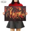 TIE LER Attack on Titan Retro Kraft Paper Anime Posters Vintage Living Room Poster Home Decoration - AOT Merch