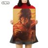 TIE LER Classic Japanese Anime Attack on Titan Poster Bar Home Decor Retro Kraft Paper Painting - AOT Merch