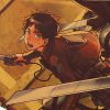 TIE LER Classic Retro Attack on Titan Posters Japanese Anime Kraft Paper Livingroom Bedroom Bar Home 2 - AOT Merch