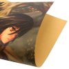 TIE LER Home Room Art Print Wall Stickers Vintage Japanese Posters Anime Attack on Titan Retro 5 - AOT Merch