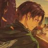 TIE LER Japan Anime Attack on Titan Poster Retro Style Home Decoration Poster Kraft Paper Wall 2 - AOT Merch