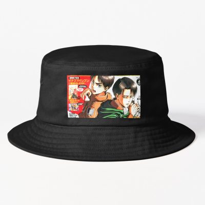 Eren Backing Levi Bucket Hat Official Attack On Titan Merch