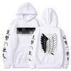 Anime Attack on Titan Hoodie Zip Up Hoodies Sweatshirts Levi Ackerman Shingeki No Kyojin Hoodie Men 23 - AOT Merch