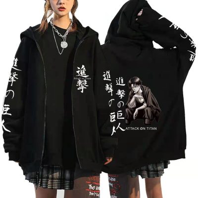 Hot Design Attack on Titan Zip Up Hoodies