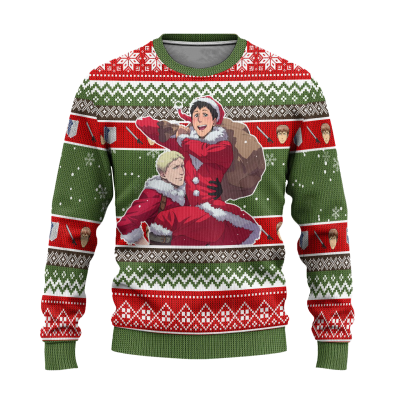 Jean Kirstein Attack on Ugly Christmas Sweater