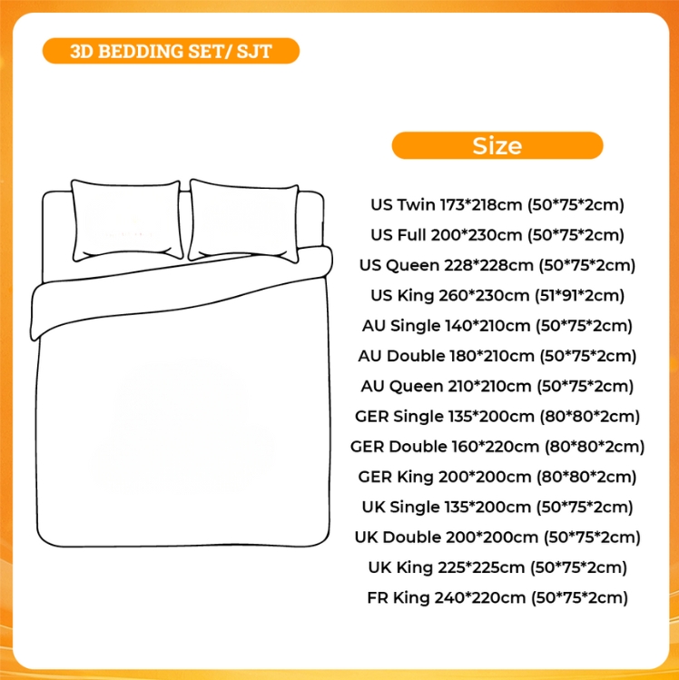 3D BEDDING SET - AOT Merch